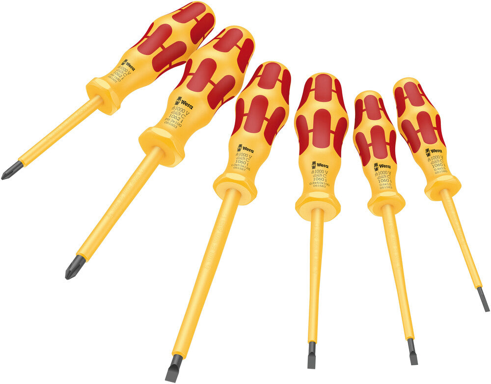 Wera 05051575001, 1060 i/1062 i/6 Kraftform VDE screwdriver set