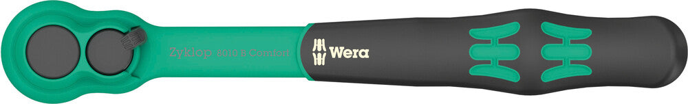 Wera 05005540001, 8010 B Zyklop Comfort Ratchet, with reversing lever, with 3/8" drive