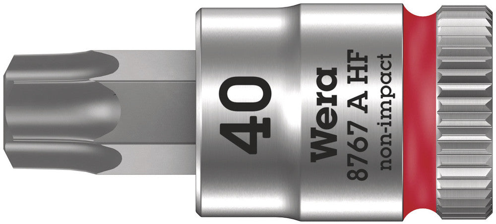 8767 A HF Torx Zyklop bit socket with 1/4" drive with holding function , TX 20 x 28 mm