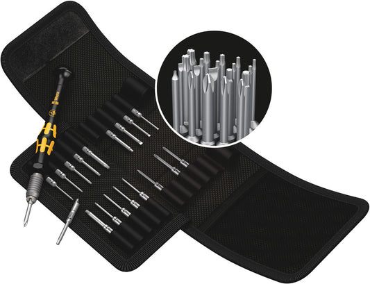 KRAFTFORM KOMPAKT MICRO-SET ESD/20 SB BIT SET WITH HANDLE AND INTER-CHANGEABLE BLADES